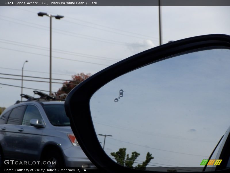 Platinum White Pearl / Black 2021 Honda Accord EX-L