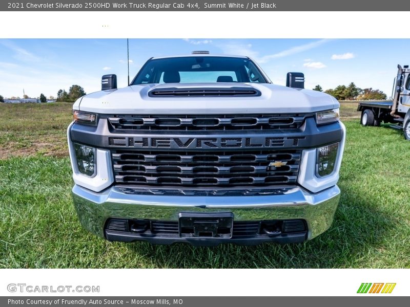 Summit White / Jet Black 2021 Chevrolet Silverado 2500HD Work Truck Regular Cab 4x4