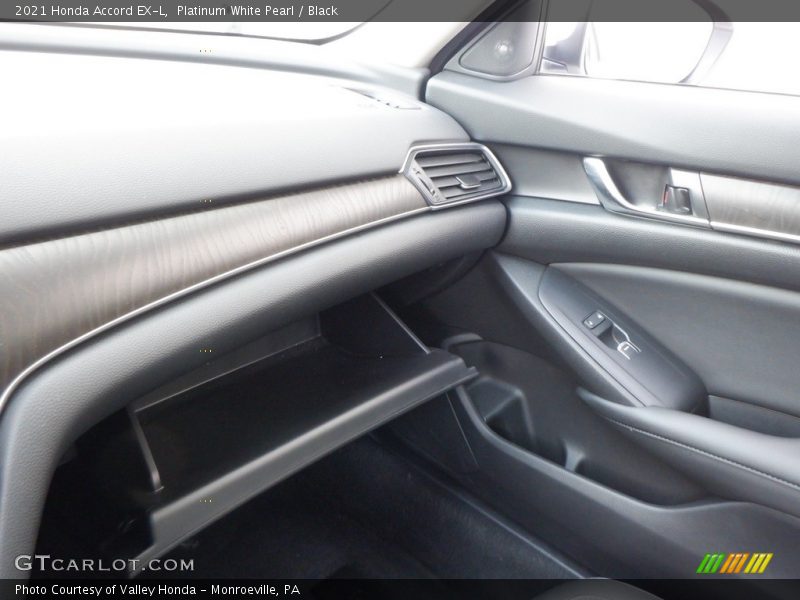 Platinum White Pearl / Black 2021 Honda Accord EX-L