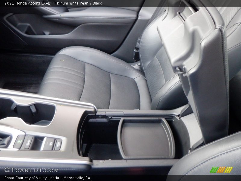 Platinum White Pearl / Black 2021 Honda Accord EX-L