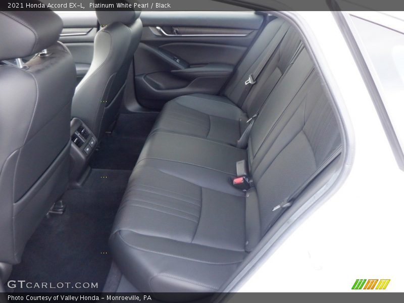 Platinum White Pearl / Black 2021 Honda Accord EX-L