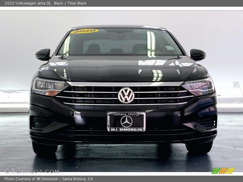 Black / Titan Black 2020 Volkswagen Jetta SE