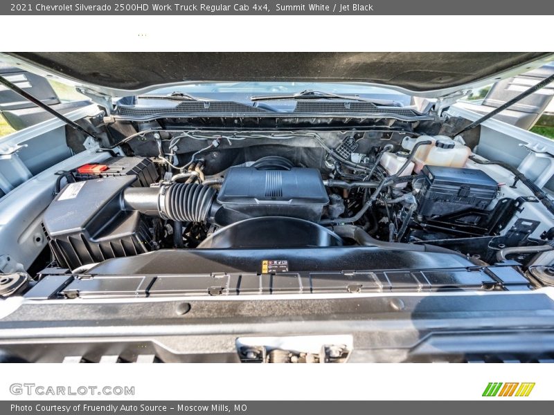 Summit White / Jet Black 2021 Chevrolet Silverado 2500HD Work Truck Regular Cab 4x4