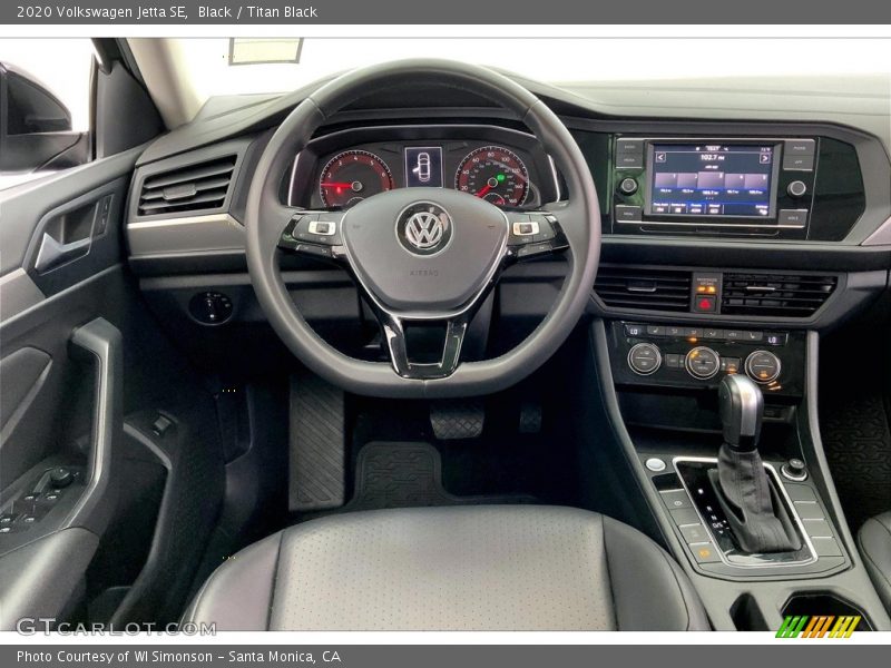 Dashboard of 2020 Jetta SE