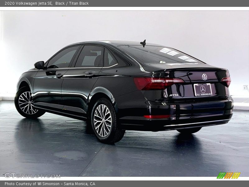 Black / Titan Black 2020 Volkswagen Jetta SE