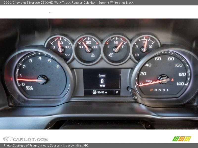  2021 Silverado 2500HD Work Truck Regular Cab 4x4 Work Truck Regular Cab 4x4 Gauges