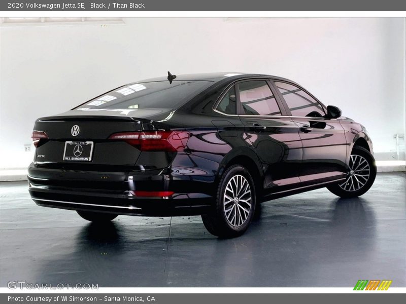 Black / Titan Black 2020 Volkswagen Jetta SE