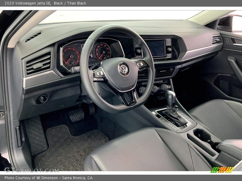  2020 Jetta SE Titan Black Interior