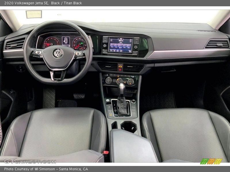 Titan Black Interior - 2020 Jetta SE 