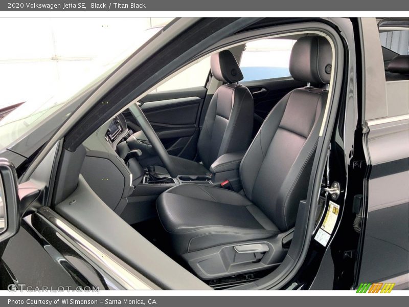 Front Seat of 2020 Jetta SE