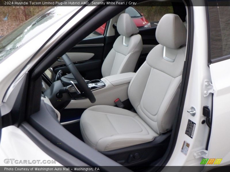 Serenity White Pearl / Gray 2024 Hyundai Tucson Limited Plug-In Hybrid AWD