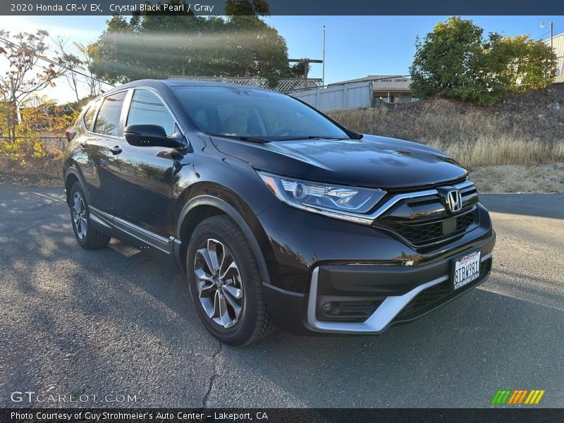 Crystal Black Pearl / Gray 2020 Honda CR-V EX