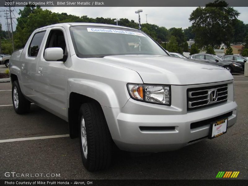 Billet Silver Metallic / Black 2007 Honda Ridgeline RTS