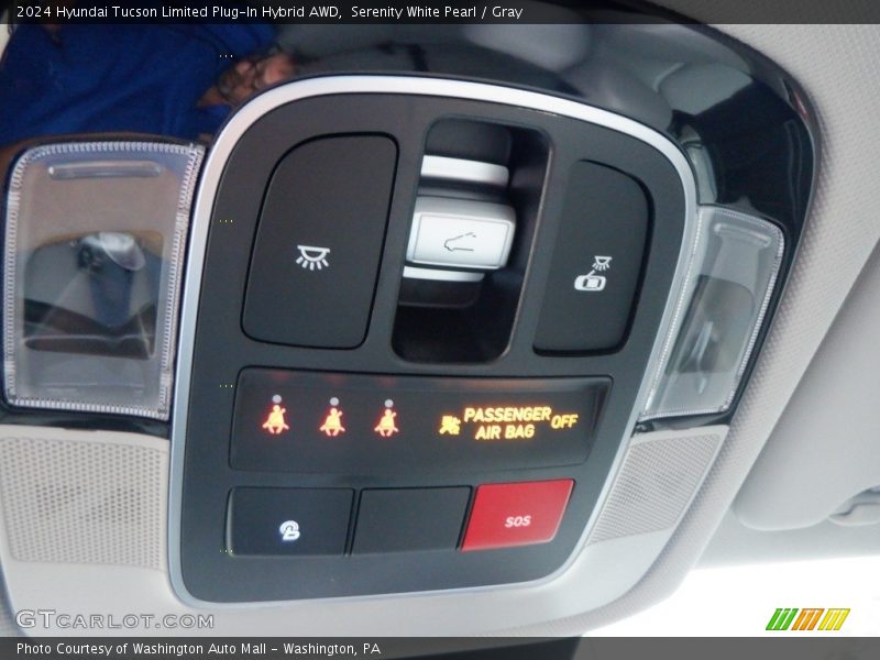 Serenity White Pearl / Gray 2024 Hyundai Tucson Limited Plug-In Hybrid AWD