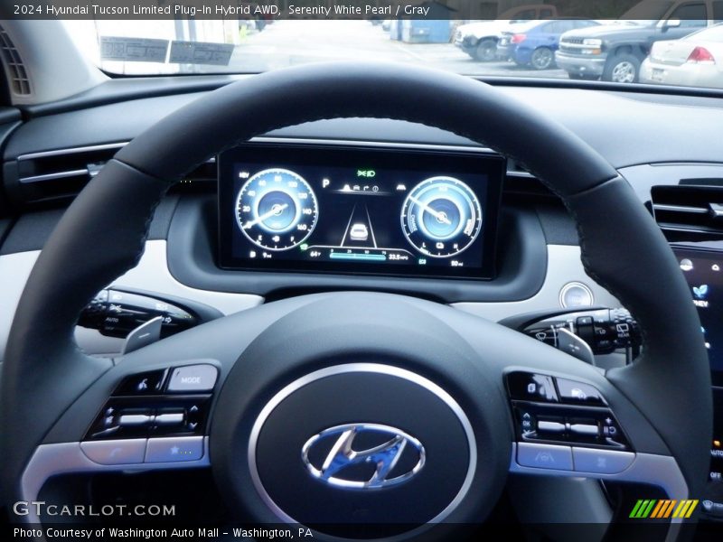 Serenity White Pearl / Gray 2024 Hyundai Tucson Limited Plug-In Hybrid AWD