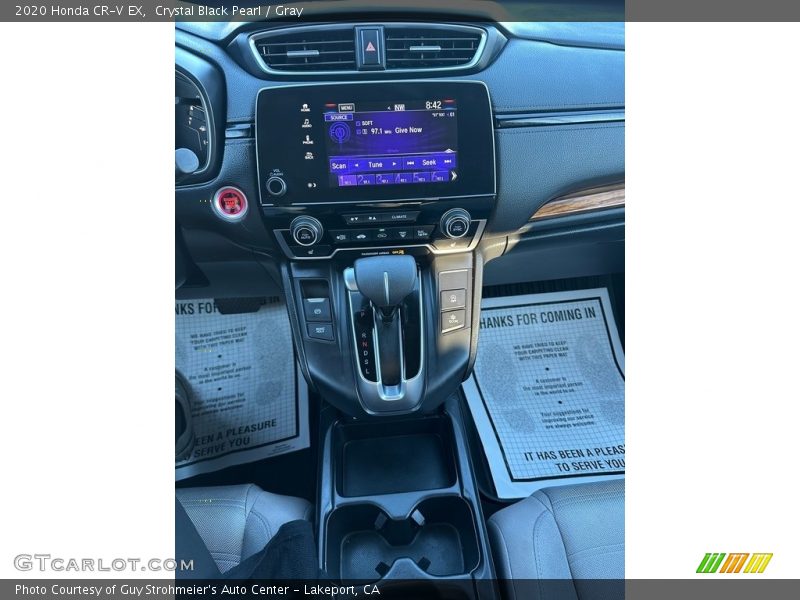 Crystal Black Pearl / Gray 2020 Honda CR-V EX