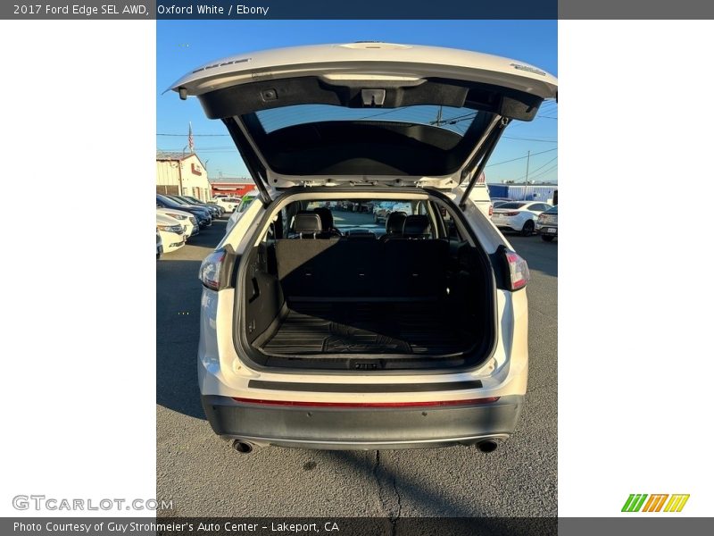 Oxford White / Ebony 2017 Ford Edge SEL AWD