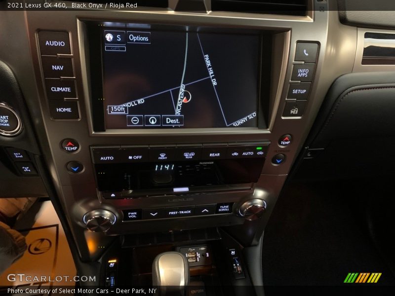 Navigation of 2021 GX 460