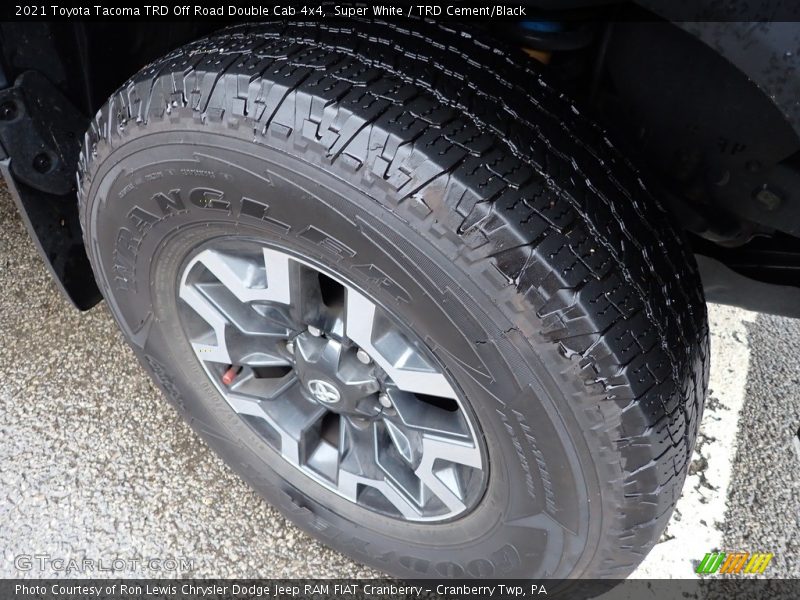 Super White / TRD Cement/Black 2021 Toyota Tacoma TRD Off Road Double Cab 4x4