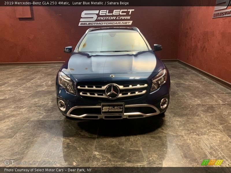 Lunar Blue Metallic / Sahara Beige 2019 Mercedes-Benz GLA 250 4Matic