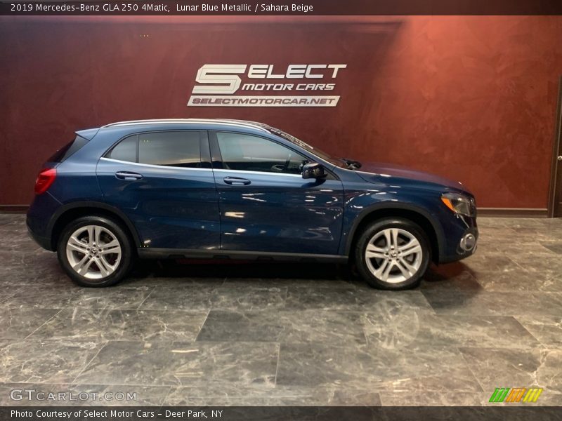 Lunar Blue Metallic / Sahara Beige 2019 Mercedes-Benz GLA 250 4Matic