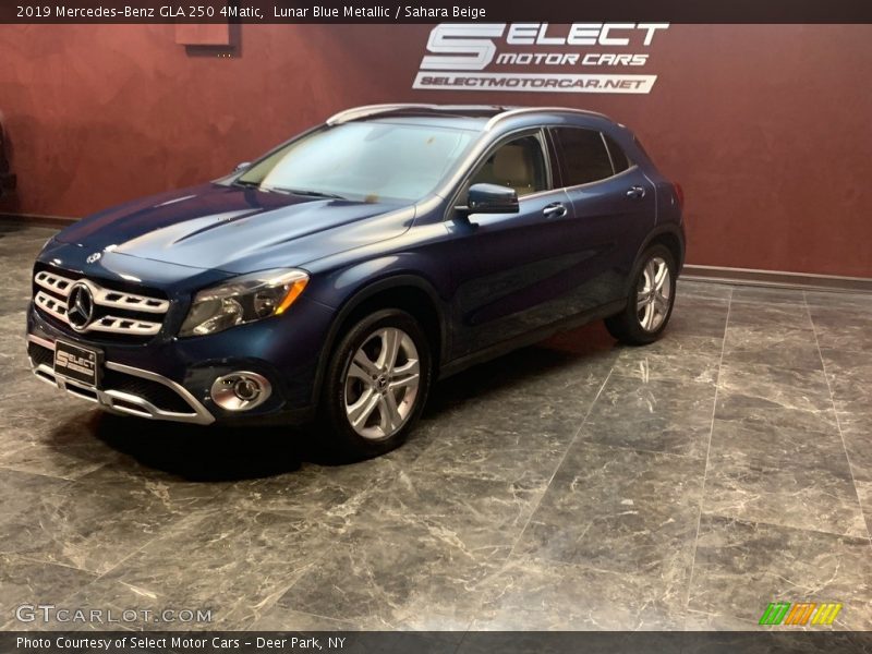 Lunar Blue Metallic / Sahara Beige 2019 Mercedes-Benz GLA 250 4Matic