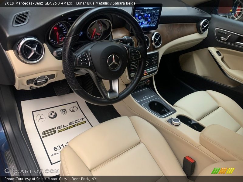 Lunar Blue Metallic / Sahara Beige 2019 Mercedes-Benz GLA 250 4Matic