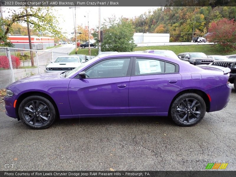  2023 Charger SXT AWD Blacktop Plum Crazy Pearl