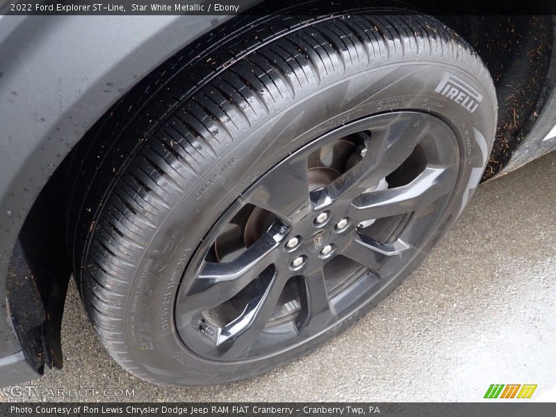 Star White Metallic / Ebony 2022 Ford Explorer ST-Line