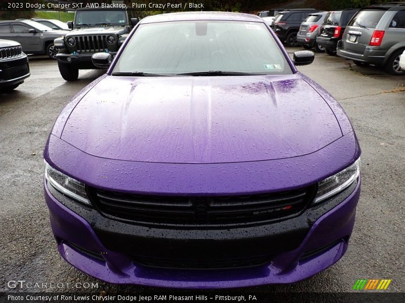  2023 Charger SXT AWD Blacktop Plum Crazy Pearl