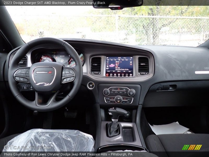 Dashboard of 2023 Charger SXT AWD Blacktop