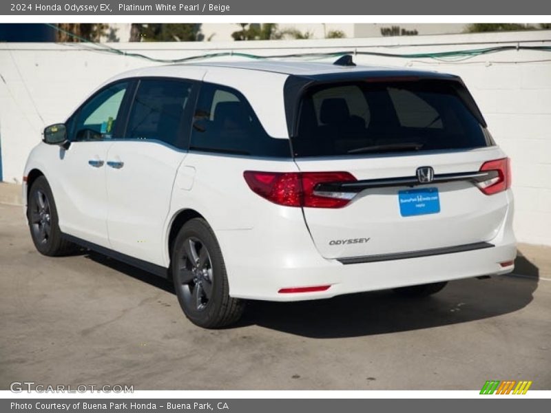  2024 Odyssey EX Platinum White Pearl