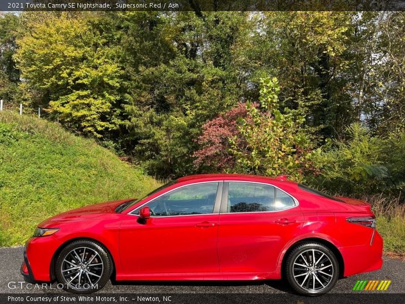  2021 Camry SE Nightshade Supersonic Red