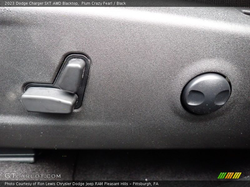 Plum Crazy Pearl / Black 2023 Dodge Charger SXT AWD Blacktop