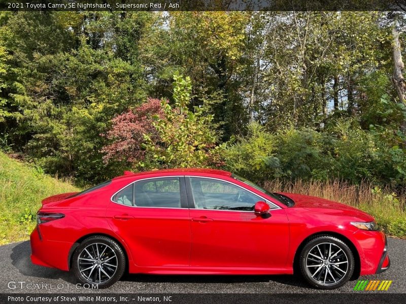  2021 Camry SE Nightshade Supersonic Red
