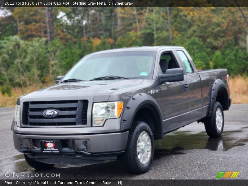 Sterling Gray Metallic / Steel Gray 2012 Ford F150 STX SuperCab 4x4