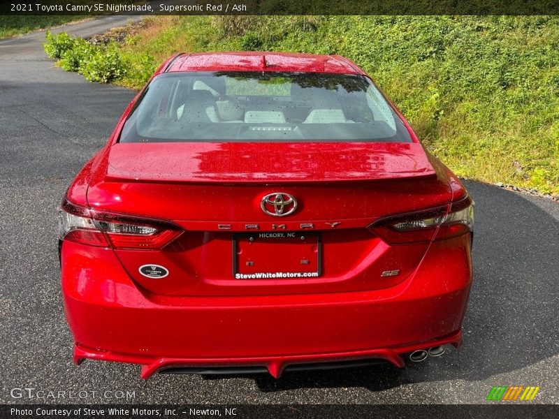  2021 Camry SE Nightshade Supersonic Red