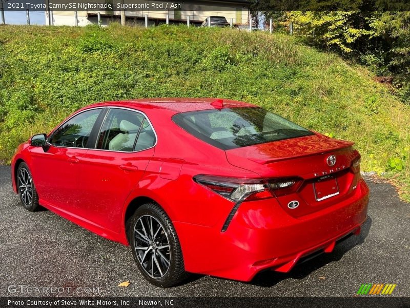  2021 Camry SE Nightshade Supersonic Red