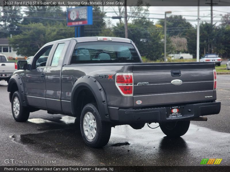 Sterling Gray Metallic / Steel Gray 2012 Ford F150 STX SuperCab 4x4