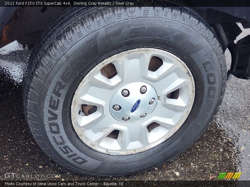 Sterling Gray Metallic / Steel Gray 2012 Ford F150 STX SuperCab 4x4