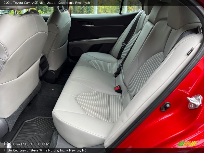 Rear Seat of 2021 Camry SE Nightshade
