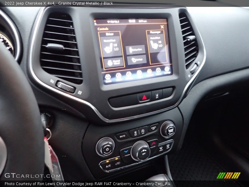 Controls of 2022 Cherokee X 4x4