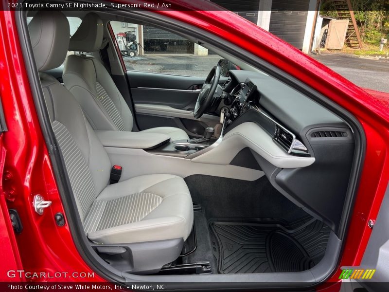 Front Seat of 2021 Camry SE Nightshade