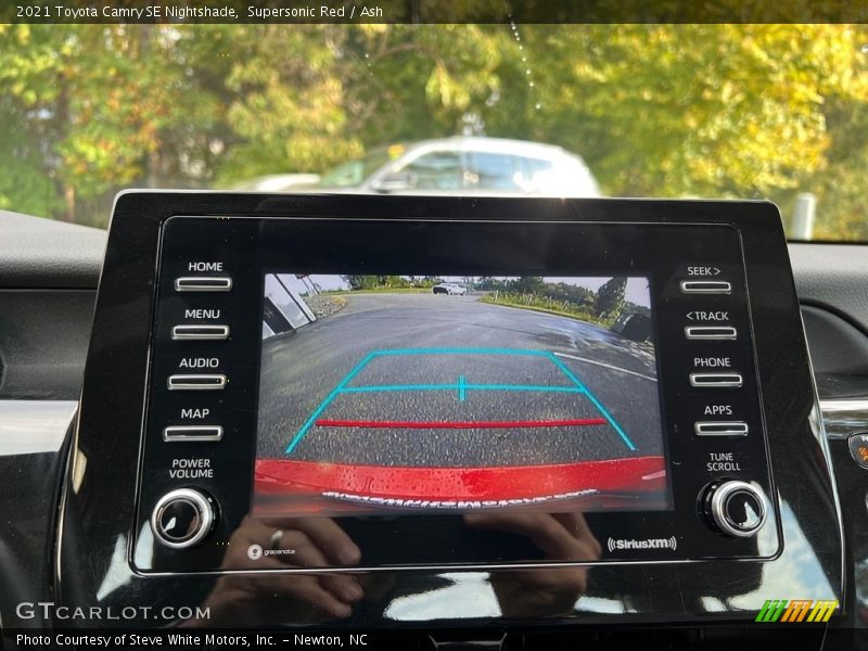 Controls of 2021 Camry SE Nightshade