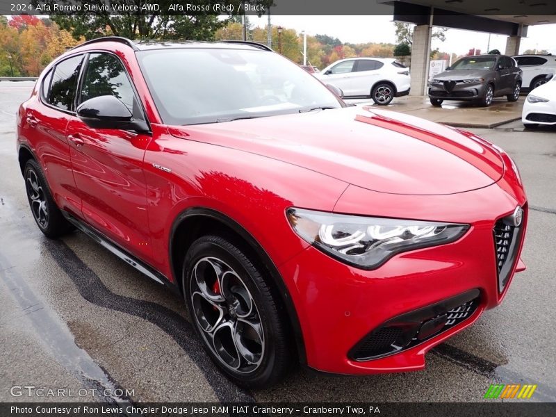 Front 3/4 View of 2024 Stelvio Veloce AWD