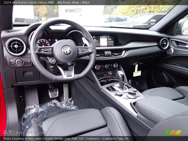  2024 Stelvio Veloce AWD Black Interior