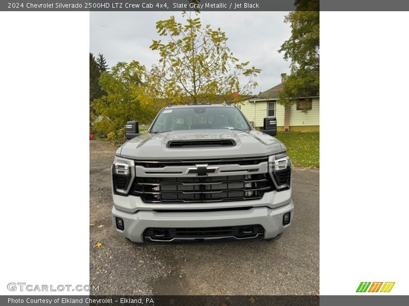 Slate Gray Metallic / Jet Black 2024 Chevrolet Silverado 2500HD LTZ Crew Cab 4x4