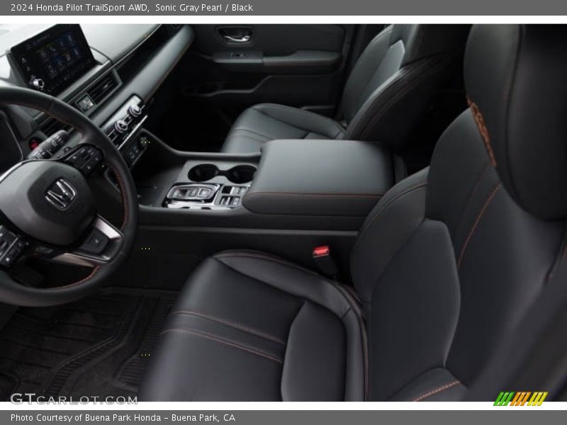 Front Seat of 2024 Pilot TrailSport AWD