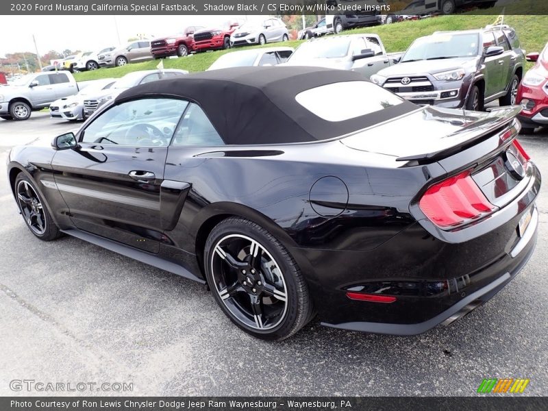  2020 Mustang California Special Fastback Shadow Black