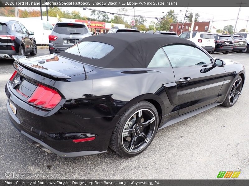  2020 Mustang California Special Fastback Shadow Black